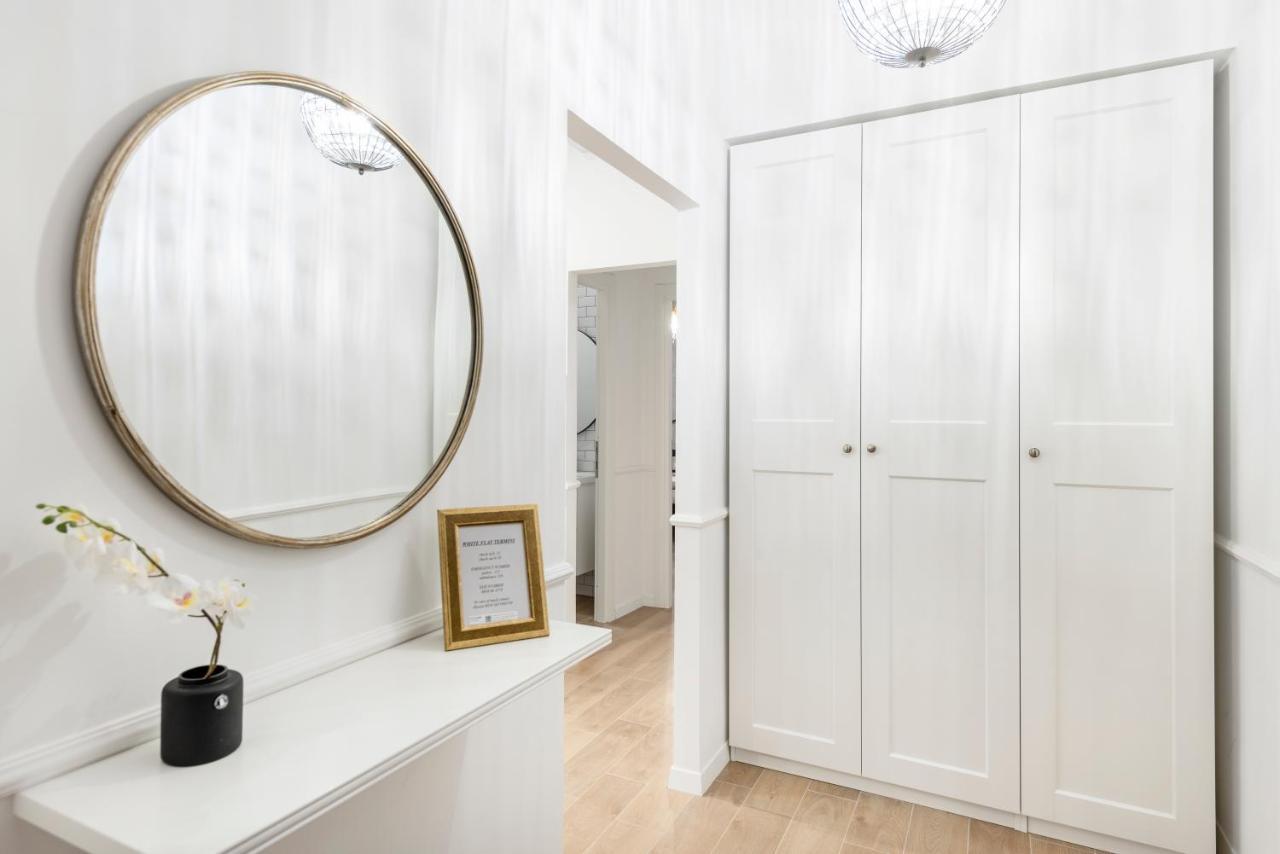 Ferienwohnung White Flat Ground Floor Rom Exterior foto